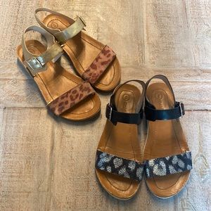 🖤🤎Cat and Jack girl bundle sandals 🤎🖤size 2
